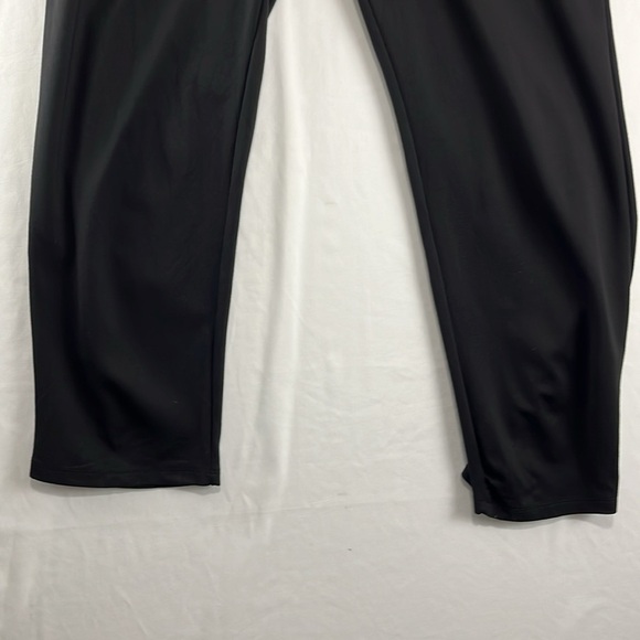 Badgley Mischka Black Rayon Drawstring Lounge Pants - Picture 3 of 9